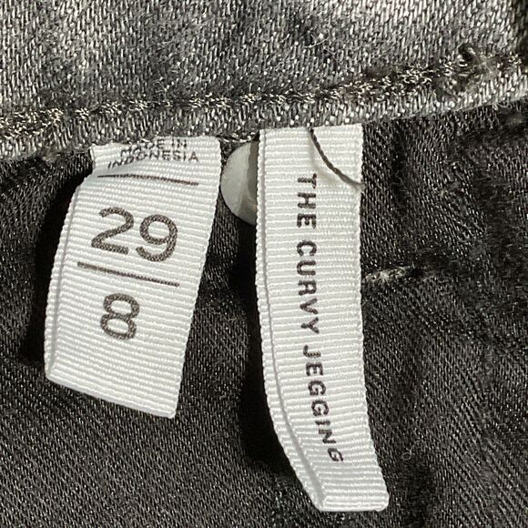 Loft Women's Black Curvy Jegging, Size 8/29 - Picture 8 of 10